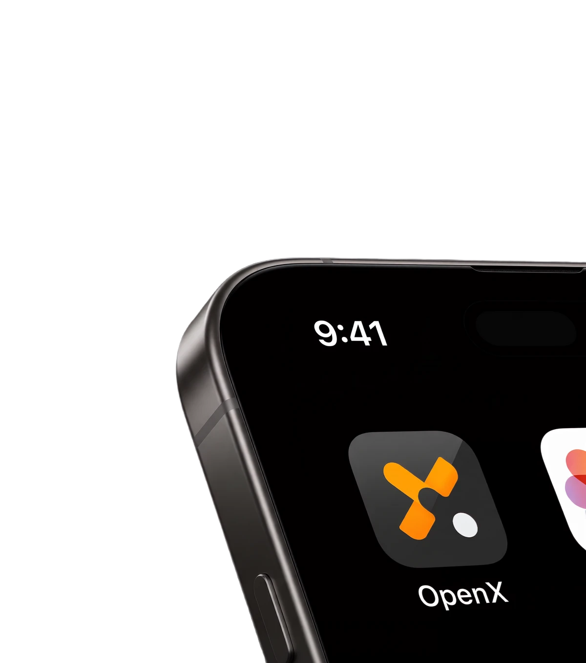 OpenX App 在 iPhone 主畫面上
